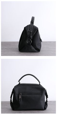 Overview： Design: Womens Nylon Leather Boston Handbags Womens Black Nylon Boston Shoulder Purse for LadiesIn Stock: Ready to Ship (2-4 days)Include: Only BagCustom: NoColor: BlackLeather: Nylon, LeatherMeasures: 23 cm x 18cm x 14cm Weight: 0.5kgSlots: 2 main slots, 2 zipper slot, 1 phone pocket, 1 wallet pocket, 2 side slotsAccessories(option): NoneStyle: Womens Nylon Leather Boston Handbags Womens Black Nylon Boston Shoulder Purse for LadiesVery durable (At least 5 Years) and it should last a l Black Nylon Bags With Detachable Handle, Black Nylon Satchel Shoulder Bag, Overview Design, Needle Felting Tutorials, Felting Tutorials, Black Nylon, Shoulder Purse, Black Nylons, Slots