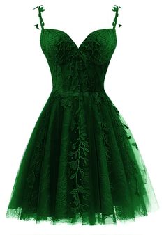 Short Green Quinceanera Dresses, Cute Green Short Dresses, Fairy Dress Short Green, Forest Green Dama Dresses, Green Dresses Semi Formal, Emerald Green Grad Dress Short, Homecoming Dress For Plus Size, Enchanted Forest Themed Homecoming Dresses, Homecoming Dresses Forest Green