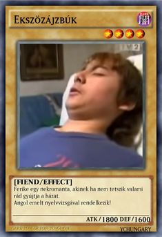 a card with an image of a person sleeping