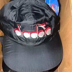 Nwt Deadstock Condition Most Likely From The 90’s Acquired From A Mom And Pop Sneaker Store. 100% Nylon One Size Fits Most Black Nylon Bucket Hat, Sneaker Stores, Accessories Vintage, Black Nylon, Black Nylons, Hat Cap, Snapback Hat, Vintage Accessories, Snapback Hats