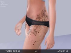 * 3 black options (right,left,both shoulders) Found in TSR Category 'Sims 4 Female Tattoos' Sims 4 Cc Tsr Accessories, Sims4 Tattoos, Sims 4 Cc Tattoos Female, The Sims 4 Cc Tattoos, Tattoos Sims 4, Soft Tattoo