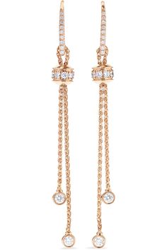 Piaget Necklace, Piaget Ring, Rose Gold Diamond Earrings, Piaget Possession, Handmade Fashion Jewelry, Long Drop Earrings, Gold Diamond Earrings, Rose Gold Diamonds, Net A Porter