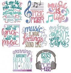 music is what feelings sound like svg files for cricut and silhouettes