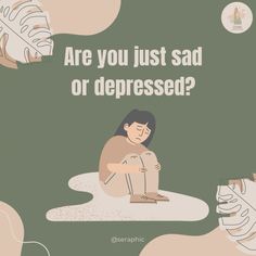 Let’s find out if you’re sad or depressed! You’d be surprised by the vast difference between both of them. Head over to Seraphic’s instagram post (by clicking on the above image) and identify what you’re going through!!   If you’re passionate about all things mental health, volunteer online for Seraphic by accessing our volunteer forms through the link in our bio!!  #depressed #sad #mentalwellness #mentallyillpinterest #aesthetic Growth And Healing, Leaving Room, Life Challenges, Come And Go, No Response, Instagram Post, Let It Be