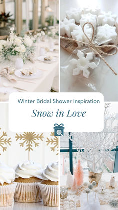 winter bridal shower inspiration snow in love