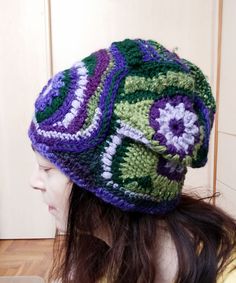 "More hats: - single color https://www.etsy.com/shop/MagicCrochetStyle?ref=shopinfo_shopicon_favoriters&section_id=34792033 - multicolor https://www.etsy.com/shop/MagicCrochetStyle?ref=shopinfo_shopicon_favoriters&section_id=39839339 - with embroidery https://www.etsy.com/shop/MagicCrochetStyle?ref=shopinfo_shopicon_favoriters&section_id=39829930 A soft warm crochet  multicolor ( yellow, blue, green, lilac) Women  beanie hat  in boho style. This hat  made in a unique pattern that cannot be repea Whimsical Multicolor Handmade Crochet Hat, Handmade Multicolor Whimsical Crochet Hat, Whimsical Multicolor Hand-knitted Crochet Hat, Multicolor Crochet Winter Hat, One Size, Handmade Multicolor Beanie, One Size, Funky Hats, Winter Knit Hats, Women's Beanie, Winter Knits