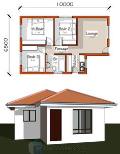 two story house with floor plans and measurements