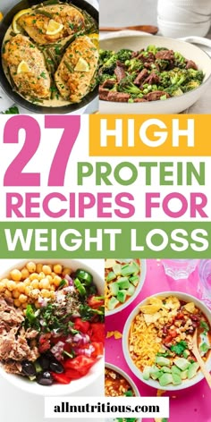 Are you looking for healthy and easy high protein recipes? This collection of high-protein meal ideas are perfect for busy weeknights, easy to make, and taste like comfort food. These meals are best for meal planning healthy lunch and dinners for the family! Healthy Regular Meals, High Protein Meals Easy Healthy Recipes, Easy Meals With Protein, Protein Packed Dinners Healthy, Protein Dinners Healthy, 300 Calorie High Protein Meals, High Protein And Vegetable Meals, High Protein Low Calorie Dinner Ideas, Healthy Dinners For Athletes