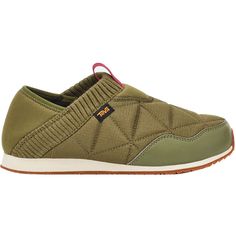 Whether we're belaying our buddies, crushing cold ones, or sneaking out of the tent at midnight, the ReEMBER offers easy-to-wear comfort that keeps our toes cozy. We feel warm and fuzzy inside and out, thanks to this shoe's new earth-friendly design. Recycled materials from the water-repelling ripstop to the cushy microfiber lining keep us comfy at the campsite and beyond. Durable Sporty Winter Sneakers, Durable Sporty Sneakers For Winter, Comfortable Winter Sneakers For Outdoor Activities, Comfortable Nylon Hiking Sneakers, Teva Reember, Olive Shoes, Womens Shoe, Casual Footwear, Ripstop Fabric