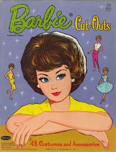 VINTGE 1963 BUBBLE-CUT BARBIE PAPER DOLL ~CUTE LASER REPRODUCTION~ORG SIZE UNCUT | eBay Barbie Books, Barbie Paper Dolls, Barbie Coloring, Barbie Skipper, Christmas Barbie, Paper Dolls Book, Vintage Paper Dolls, Barbie I, Vintage Barbie Dolls