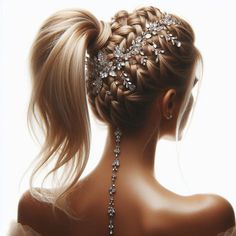 Queen Hairstyles, Hairstyle For Woman, Hear Style, Celtic Hair, Braids Ponytail, Ponytail Hairstyle, Beautiful Hairstyle, Beautiful Braided Hair, Braided Ponytail Hairstyles