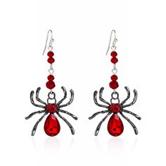 PRICES MAY VARY. Halloween costume accessories jewelry: Enjoying your halloween party with this sipder web earrings, make you look more distinctive. Design:Create more creepy atmosphere for your halloween outlooks, with the realistic spider earrings you will be the center of attention at halloween party. Material:Gothic spider dangle earrings are made of high quality acrylic material, no nickel or lead, eco-friendly, lightweight, easy to put on and take off, comfortable and convenient to wear. O Creepy Atmosphere, Spider Web Earrings, 80s Halloween, Gothic Spider, Web Earrings, Gothic Halloween Costumes, Women Halloween Costume, Halloween Costume Party, Spider Earrings