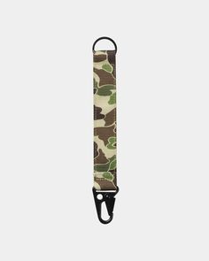 a camo strap hanging from the side