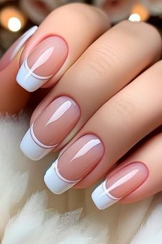 Wedding Nails That’ll Have You Saying “I Do” Classy Simple Nails, Long Nail Designs, Wedding Nail, Nail Bed, Minimalist Nails, Creative Nails, Square Nails