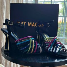 I Wore Them Once And Just Don’t Need Them But I Love The Brand And They Are So Comfortable! Size 39 But I’m A Solid 8. Kat Maconie Shoes, Kat Maconie, Just Don, Shoes Women Heels, Shoes Heels, Black Pink, I Love, Women Shoes, Heels