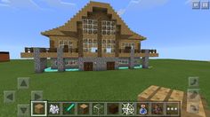 an image of a house in minecraft