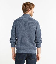 Men's Organic Cotton Sweater, Full Zip Patagonia Sale, Barbour Beaufort, River Blue, Waffle Sweater, Barbour Mens, Organic Cotton Yarn, Blue River, Crew Neck Jumper, Cool Sweaters