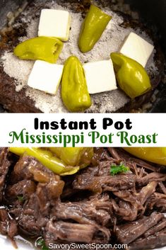 the instant pot roast recipe is ready to be eaten