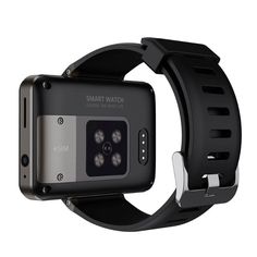 the smart watch is attached to a strap