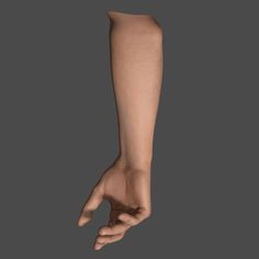 a person's arm is shown with no arms