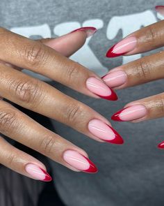 Wine 🍷 frenchies🍷🫦 #dovenailsbysharon Wine French Tip Nails, Lady Nails, Length Nails, Fashionable Nails, Wine Nails, Glamour Makeup, Short Acrylic Nails Designs, Womens Nails