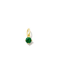 Add the Blakely 18k Gold Vermeil Charm in Green Onyx to your collection for some extra glamour—it can be added to a necklace, bracelet, or even huggie earrings, so it’s the ultimate team player. With its gorgeous stone and elegant setting, this one is a total stunner. Metal 18k Yellow Gold Vermeil What is Vermeil? Vermeil (that’s pronounced ver-may) is a gold plating technique that dates back to the 19th century. While other jewelers plate over less durable metals, our vermeil starts with a Sterling Silver base and is plated with just over 2.5 microns of 18k Gold to create a more timeless piece, worthy of the Demi-Fine name. Learn More About Metals & Care Size 0.30"Lx0.22"WDue to the one-of-a-kind nature of the medium, exact colors and patterns may vary slightly from the image shown. | Ken Classic Huggie Birthstone Jewelry, Classic May Birthstone Jewelry, Tarnish Resistant, Classic May Birthstone Jewelry Tarnish Resistant, Classic May Birthstone Jewelry, Fine Jewelry Emerald Huggie Earrings, 14k Gold Jewelry With Polished Finish For May Birthstone, 14k Gold Jewelry For May Birthstone With Polished Finish, Everyday Emerald Birthstone Jewelry, Everyday Fine Jewelry With May Birthstone