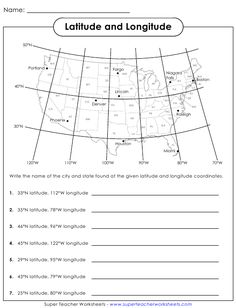 the united states map worksheet for students to practice their language and writing skills