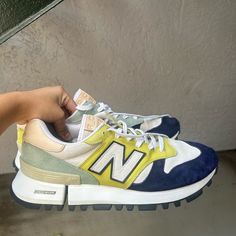 Size 12. Lightly Worn New Balance Blue, Shoes New Balance, Tokyo Design, New Balance Shoes, New Balance, Design Studio, Shoes Mens, Men's Shoes, Blue Green