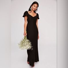 Reposhing This Item I Purchased From @Shoptessthalia. Loved It, But Ready To Rotate For Something New. Questions? Leave A Comment Below! Petal Gown, Gatsby Gown, Stone Cold Fox Dress, Mix Match Bridesmaids, Black Tie Wedding Guest Dress, Wedding Dress Bridesmaid, Hair Inspired, Black Bridesmaid, Black Wedding Dress