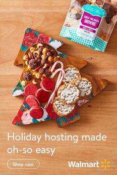 holiday hosting made oh - so easy with walmart cookies, candy and pretzels