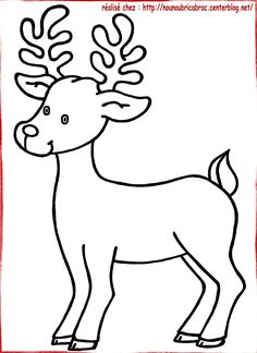 a drawing of a deer with antlers on it's head and the words, rudolph