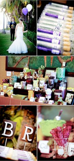 a collage of photos with different items on it and the words bridal spelled out