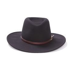 Stetson The Bozeman | Huckberry Country Style Hats For Travel In Winter, Country Style Winter Travel Hat, Country Style Wool Fedora For Outdoor, Country Style Hat Bands For Winter Travel, Country Style Fedora For Winter Travel, Country Style Winter Travel Fedora, Winter Travel Hat, Country Style Wool Hat For Outdoor, Rugged Outdoor Fedora With Flat Brim