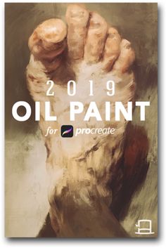 the cover of oil paint for procreate