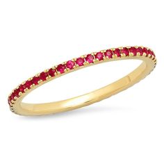 The 14K Gold Ruby and Orange Sapphire Eternity Band is the ideal ring for someone who wants the best of both worlds. This band combines beautiful round ruby and orange sapphire stones making a perfectly balanced ring.Stack our entire collection of half and half bands with each other for a sparkly and colorful look. 0.33 carats SBR14-YG-RBY-OS All sales are final. Ruby Eternity Band In Yellow Gold Stackable, Yellow Gold Ruby Round Cut Eternity Band, Stackable Ruby Eternity Band In Yellow Gold, Yellow Gold Ruby Eternity Band Stackable, Classic Ruby Stackable Rings, Classic Round Ruby Stackable Rings, Yellow Gold Ruby Eternity Band, Lab-created Ruby Promise Ring With Round Band, Ruby Half Eternity Round Ring In Fine Jewelry Style