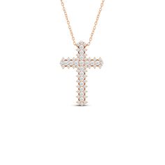 Here is a visible representation of your belief and a sparkling testament of your faith. This beautifully crafted religious necklace features a cross pendant in vintage style. The 32mm pendant is studded with diamonds with well-defined prongs for that sculptural effect. Big Cross, Gorgeous Engagement Ring, Love Symbols, Conflict Free Diamonds, High Quality Jewelry, Diamond Gemstone, Diamond Studs, Metal Rings, Diamond Pendant