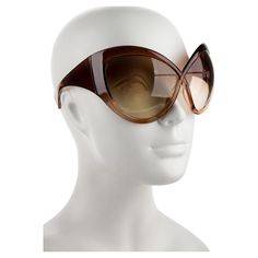 TOM FORD "Bug" Oversize Brown Gradient Sunglasses NEW With Case .They look unworn. FINAL SALE. Tom Ford 2022, Sunglasses Tom Ford, Tom Ford Handbags, Tom Ford Sunglasses, Brown Sunglasses, Luxury Necklace, Shield Sunglasses, Gradient Sunglasses, Brown Gradient