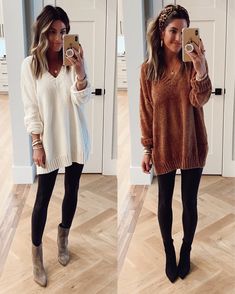 Weekly Recap: Cute Sweaters and Sale Items - The Sister Studio Trendy Outfits For Women In 20s, Faux Leather Leggings With Doc Martens, Winter Outfits 2022 Trends, Women Athleisure, Lace Wall, Sister Studio, Cold Fashion