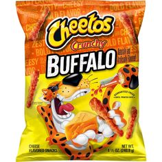 cheeto's crunchy buffalo cheese flavored snacks are the most popular snack