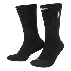 Nike Elite Crew Socks Nba Casual Sports Mid Tops Couple Style One Pair Black DA4960-010 (NBA/Joggers) Nba Socks, Couple Style, Nike Elite, Fashion Couple, Crew Socks, Nba, Basketball, Socks, Nike