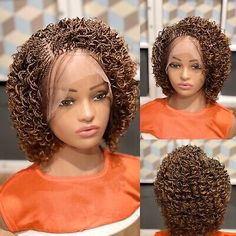 Gold Wig, Curly Tips, Twist Wig, Gold Wigs, Micro Twists, Afro Wig, Curly Hair Braids, Afro Wigs, Braids With Extensions