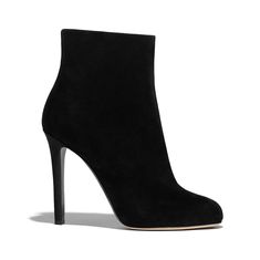 Black Short Boots, Boots Chanel, Boots Wide, Chanel Boots, Wide Width Boots, Fashion Chanel, Chanel Official, Chanel Official Website, Boots Suede