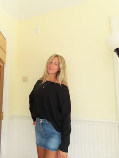 Elevate your wardrobe with our stylish black off-the-shoulder sweater. Crafted from ultra-soft knitwear, this cozy sweater features: - Off-the-shoulder design for a chic and feminine touch- Black color for versatile styling options- Relaxed fit for ultimate comfort- Soft and breathable material for everyday wear Perfect for: - Casual outings with friends- Date nights- Layering under jackets or coats- Office wear Details: - Color: Black- Style: Off-the-Shoulder, Sweater- Fit: Relaxed Sweater Fits, Cozy Sweater, Black Sweater, Shoulder Design, Black Style, Beauty Accessories, Shoulder Sweater, Office Wear, Cozy Sweaters