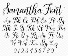 the handwritten font and numbers are all in different styles