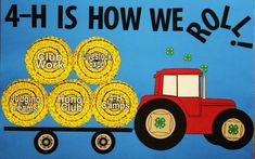 this is a poster for the 4 h school's how we roll? class