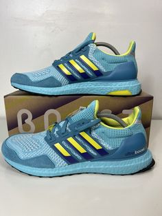 Adidas UltraBoost 1.0 DNA Light Aqua Shoyel H05263 Size 10.5 MSRP $180. Adidas Ultraboost, Light Aqua, Adidas Ultra Boost, Ultra Boost, Adidas Sneakers, Size 10, Adidas, Best Deals, Sneakers