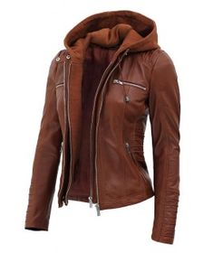 Winter Leather Jackets, Coats For Men & Women Cafe Racer Leather Jacket, Winter Leather Jackets, Womens Moto Jacket, Leather Jacket Women, Womens Black Leather Jacket, Leather Jacket With Hood, Womens Jackets Casual, Lambskin Leather Jacket, Jacket With Hood