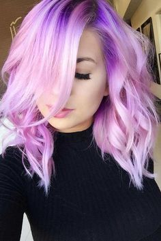 Pink And Purple Hair, Mommy Hairstyles, Cotton Candy Hair, Vibrant Hair, Candy Hair, Hair Color Crazy, Hair Things, Hair Color Pastel, Dye Colors