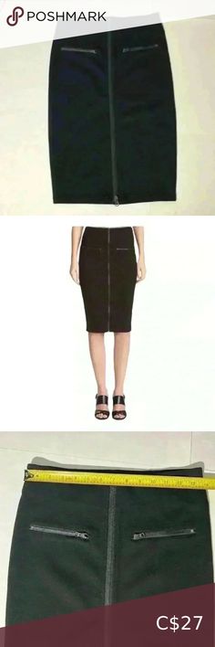 NWT Romeo &  Juliet Couture Black Pencil Skirt Size Small