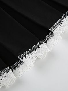 ⚡Buy 2024 Lace Panel Colorblock Pleated Low Rise Skirts Black M under $21.00 in Skirts at AnotherChill.com Online. Style: Casual, Street. Color: Black. Fabric Content: Polyester, Spandex. Fit Type: Slim fit. Length: Mini Skirt. ✓2024 S/S OUTFITS. Check reviews and buy Lace Panel Colorblock Pleated Low Rise Skirts today. Summer Black Skirt With Lace Patchwork, Black Lace Patchwork Summer Skirt, Black Lace Patchwork Skirt For Summer, Black Lace Trim Mini Skirt For Summer, Black Fitted Bottoms With Lace Patchwork, Black Lace Patchwork Bottoms For Spring, Fitted Black Bottoms With Lace Patchwork, Black Cotton Bottoms With Lace Trim, Black Cotton Patchwork Skirt